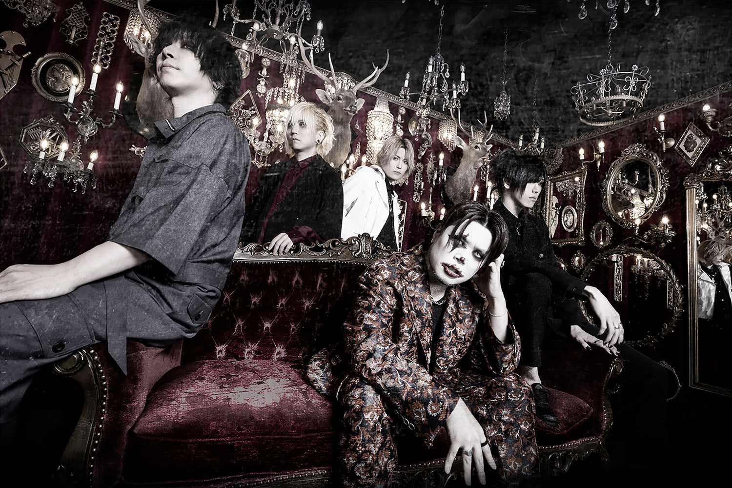 NoGod visual kei band latest band pic 2023