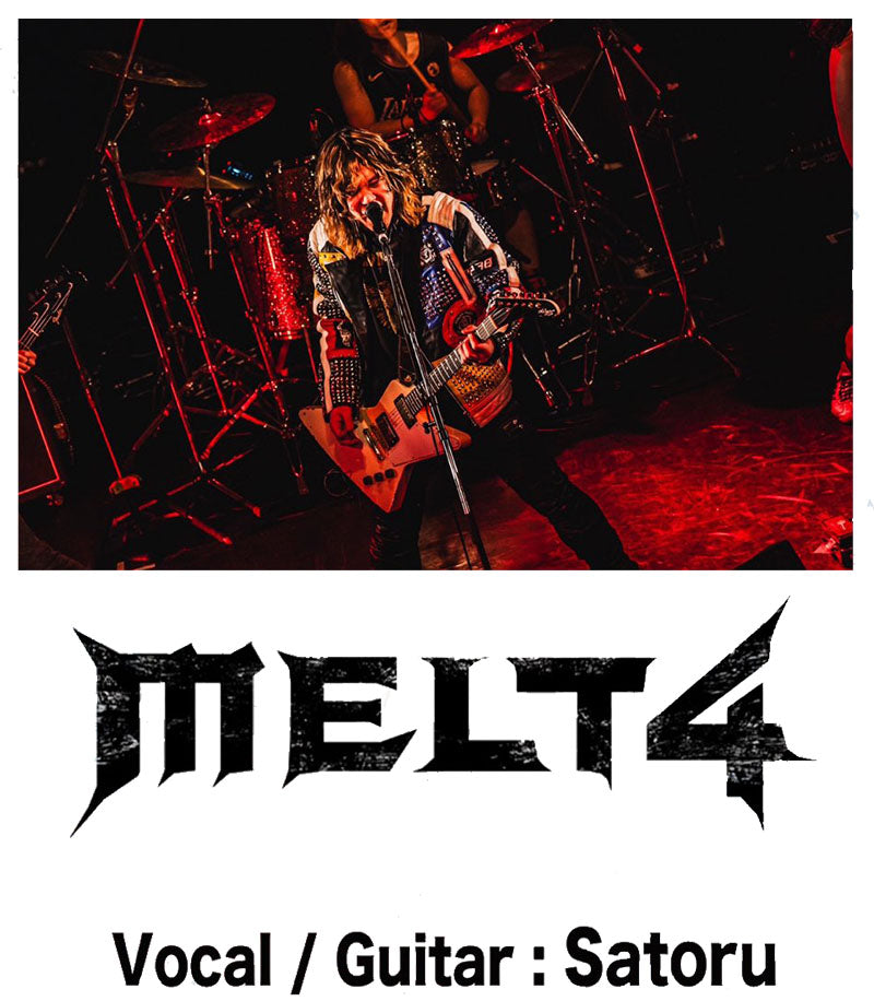 MELT4 vocalist and guitarist Satoru