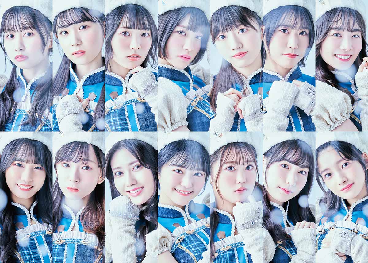 Niji no Conquistador (Nijicon) Japanese idol group is winter outfits for snow