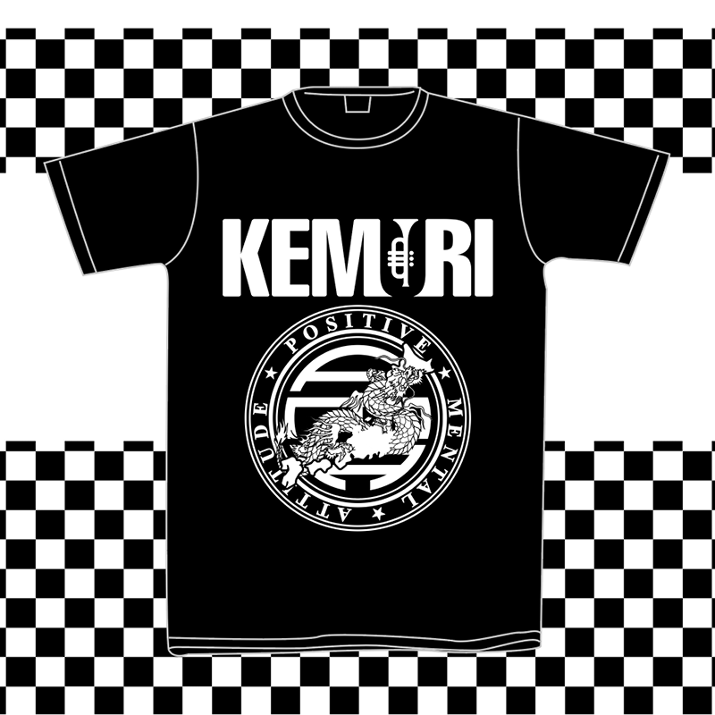 KEMURI: POSITIVE MENTAL ATTITUDE Japanese Ska Punk T-shirt (black)