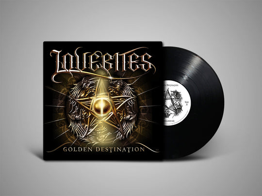 LOVEBITES GOLDEN DESTINATION vinyl. Female Japanese heavy metal band
