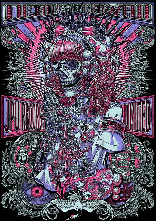 Isana Kagami (babymetal / band-maid) t-shirt print for JPU Records Dead Kawaii