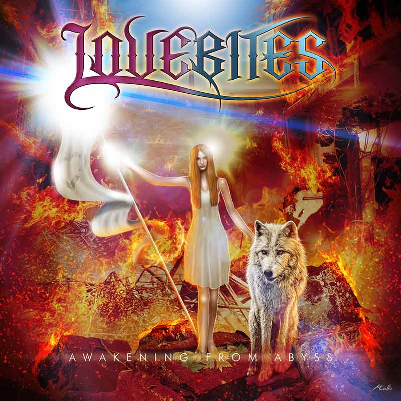 LOVEBITES AWAKENING FROM ABYSS CD album. Japanese Female Heavy Metal Band JPU Records