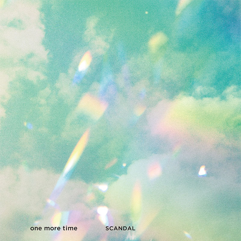 SCANDAL one more time single cover art Japanese band. Available to download and stream