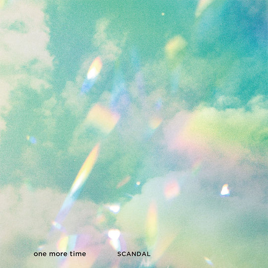 SCANDAL one more time single cover art Japanese band. Available to download and stream