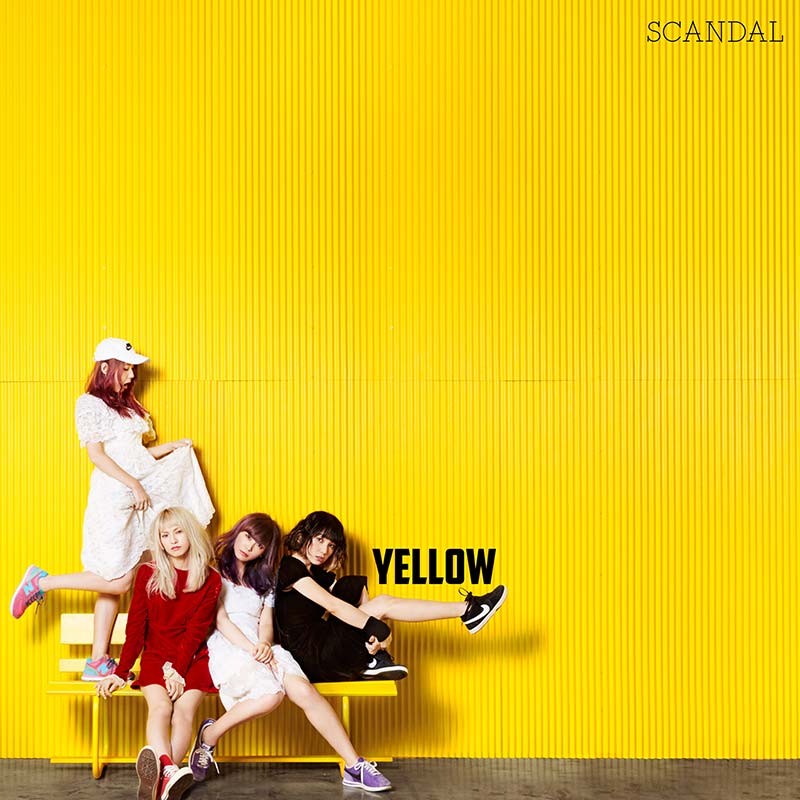Scandal Yellow CD album. Japanese girl band // JPU Records