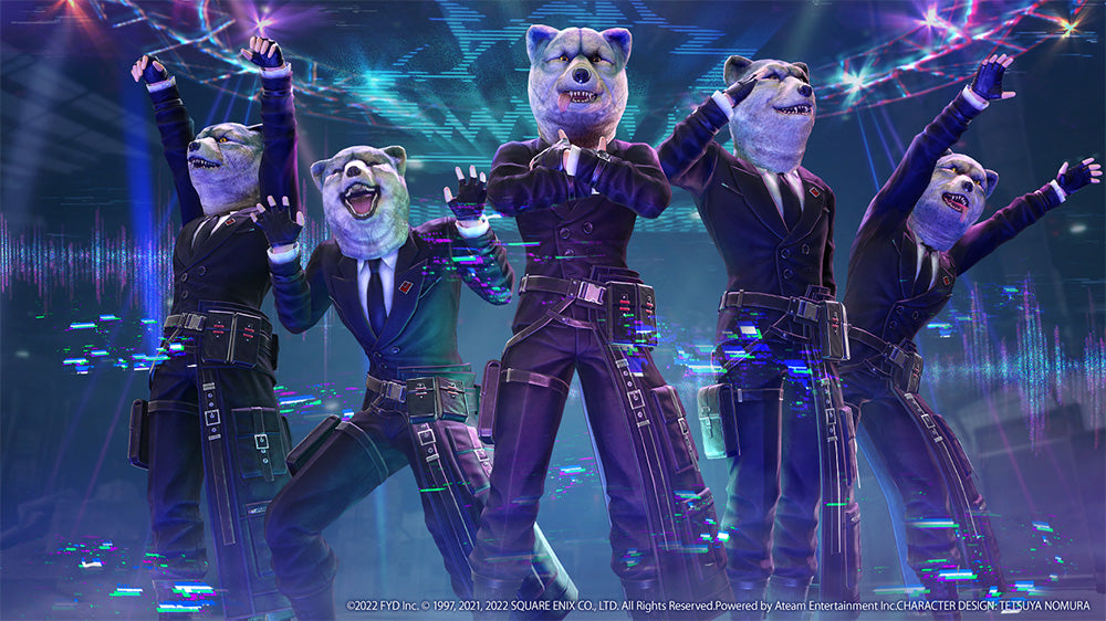 Man With A Mission and Final Fantasy VII The First Soldier half anniversary collaboration event pic