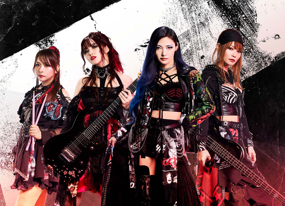 Japanese metal band Mary's Blood band pic for latest album