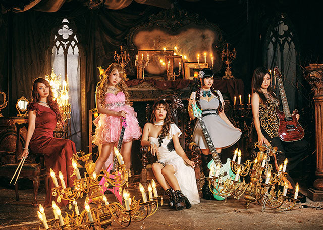 Aldious group pic Marina, Toki, R!N, Sawa and Yoshi