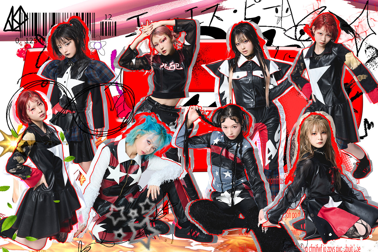 ASP idol group new artist pic with 8 members