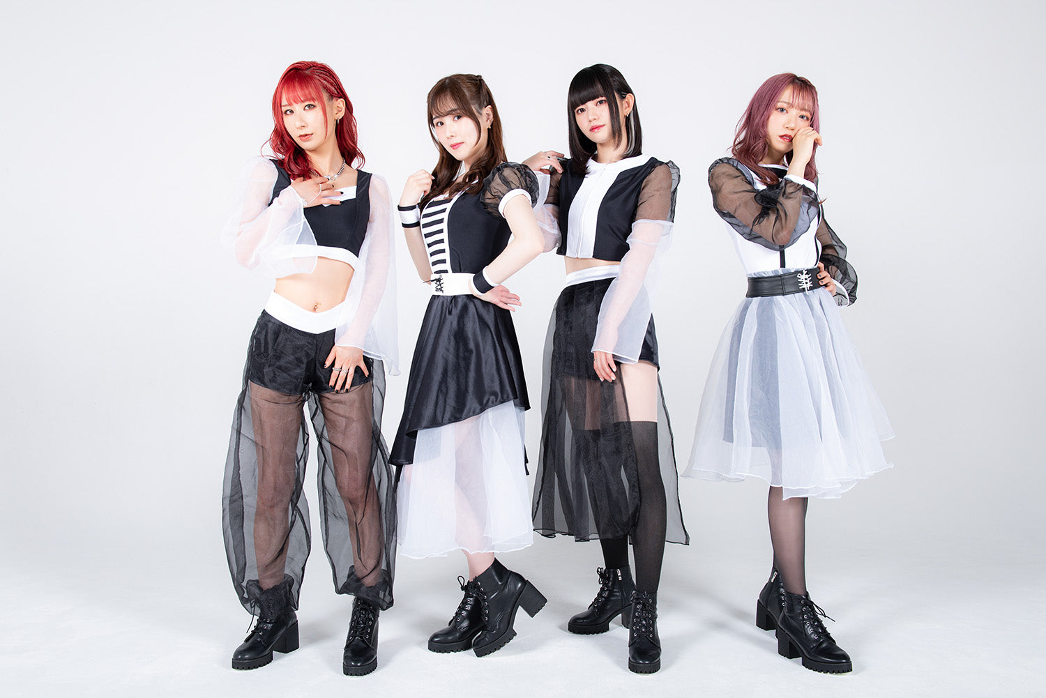 Broken By The Scream official group pic Japanese idol