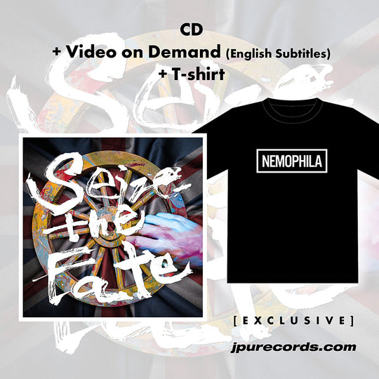 NEMOPHILA Seize the Fate CD and Tshirt bundle international version with alternative cover art from JPU Records