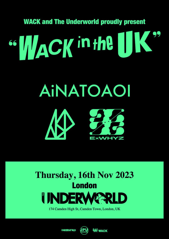 WACK in the UK front text and logos