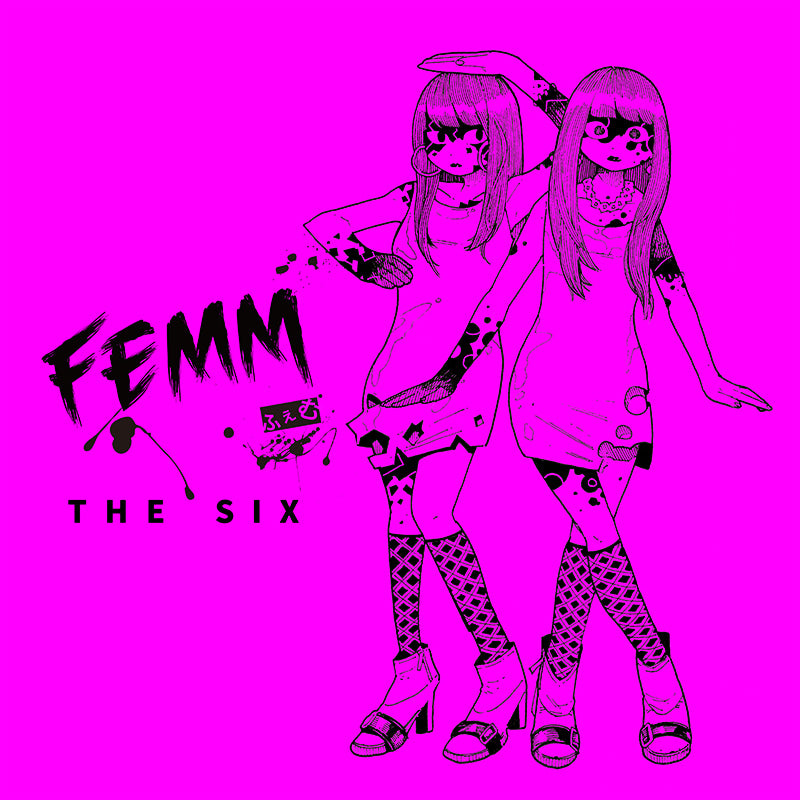 FEMM THE SIX TV edit cover art cute zombie members