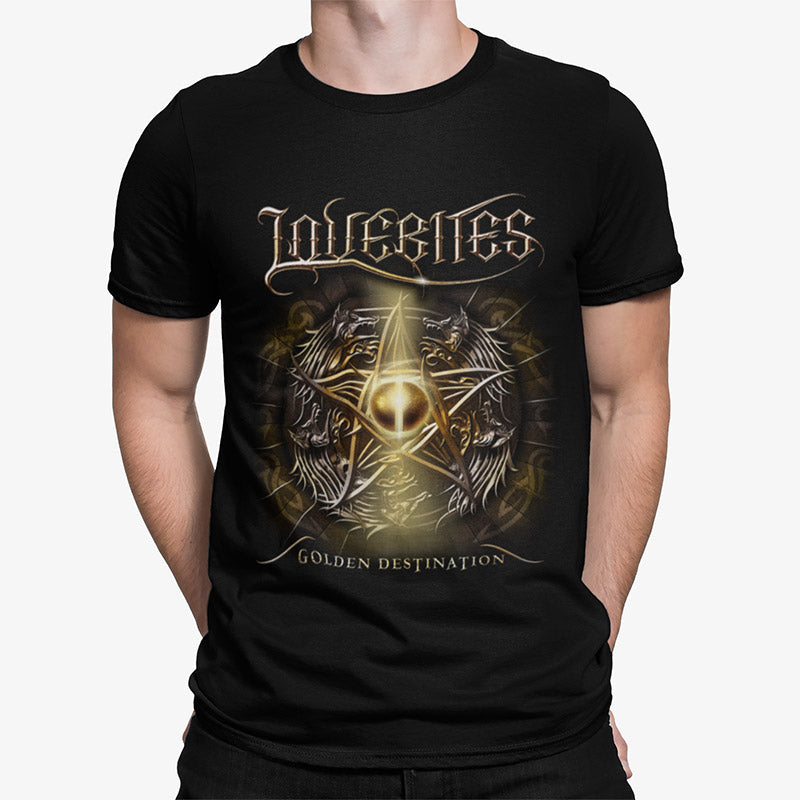 LOVEBITES GOLDEN DESTINATION Official T-shirt now Sold Out