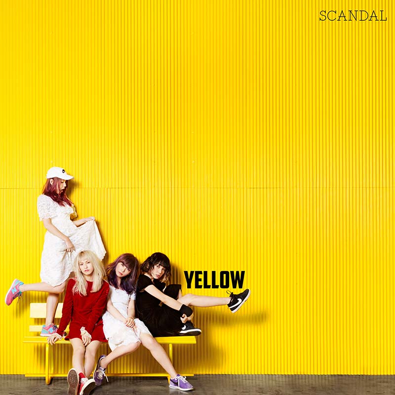 Scandal Yellow CD album. Japanese girl band // JPU Records
